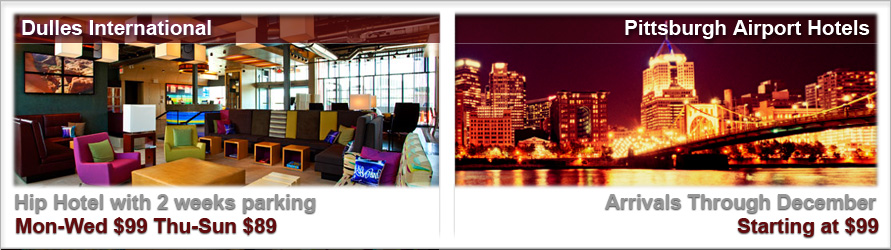 Dulles Hotel From 89 and Pittsburgh Airport Hotels From 89